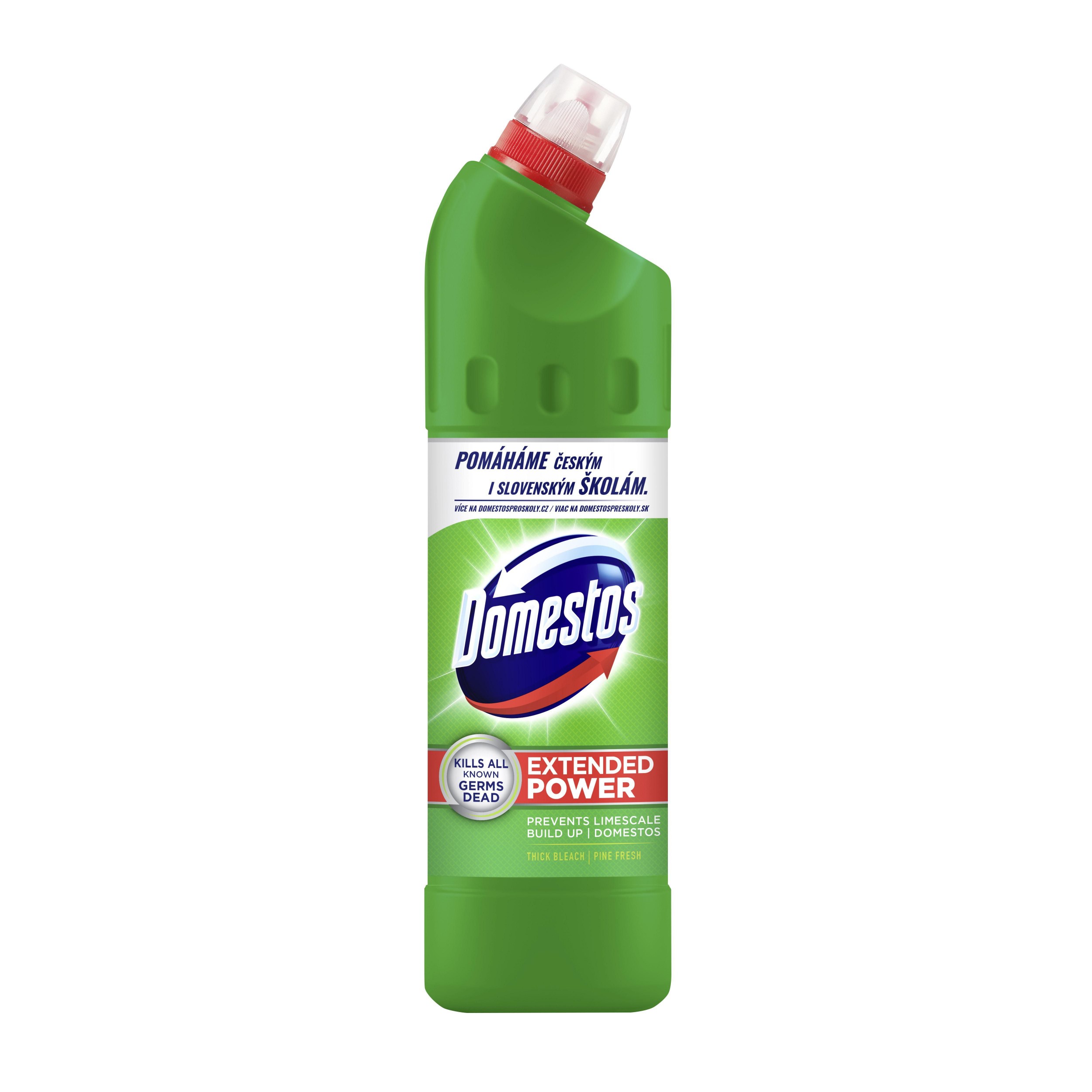 Drogerie a kosmetika - Domestos Pine tekutý dezinfekční a čistící přípravek na toalety 750 ml