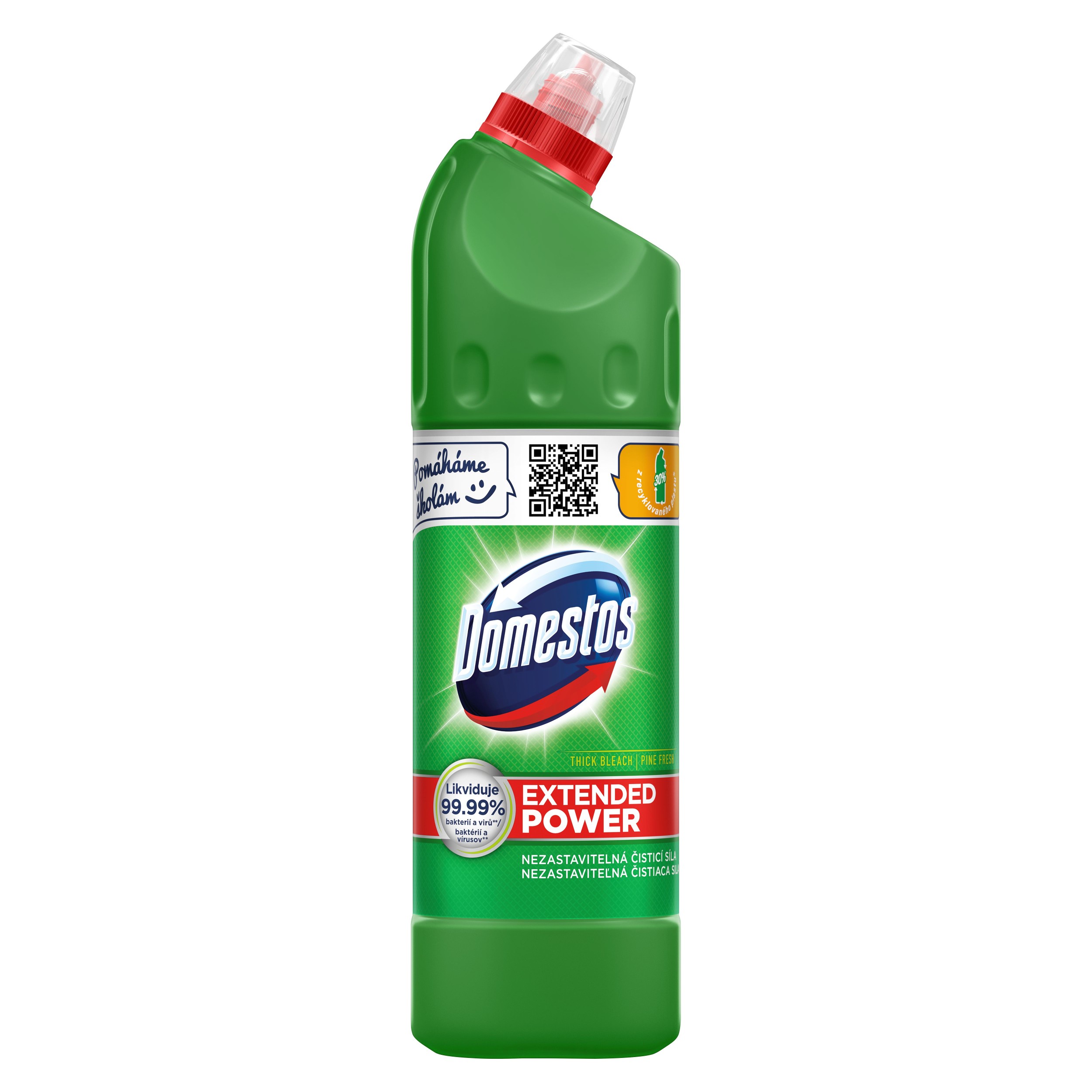 Domestos Pine tekutý dezinfekční a čistící přípravek na toalety 750 ml-0