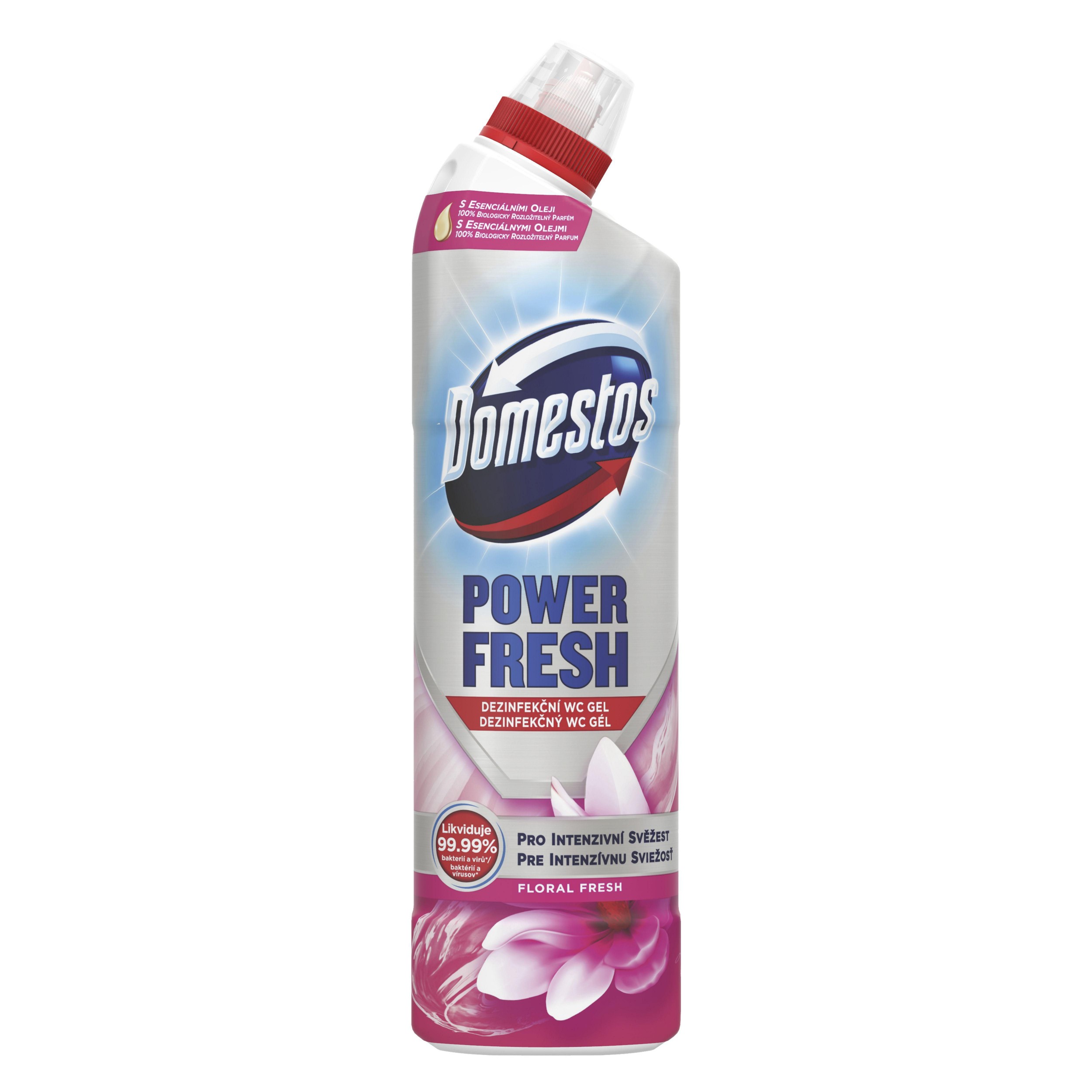 Drogerie a kosmetika - Domestos Power Fresh WC gel Floral 700ml