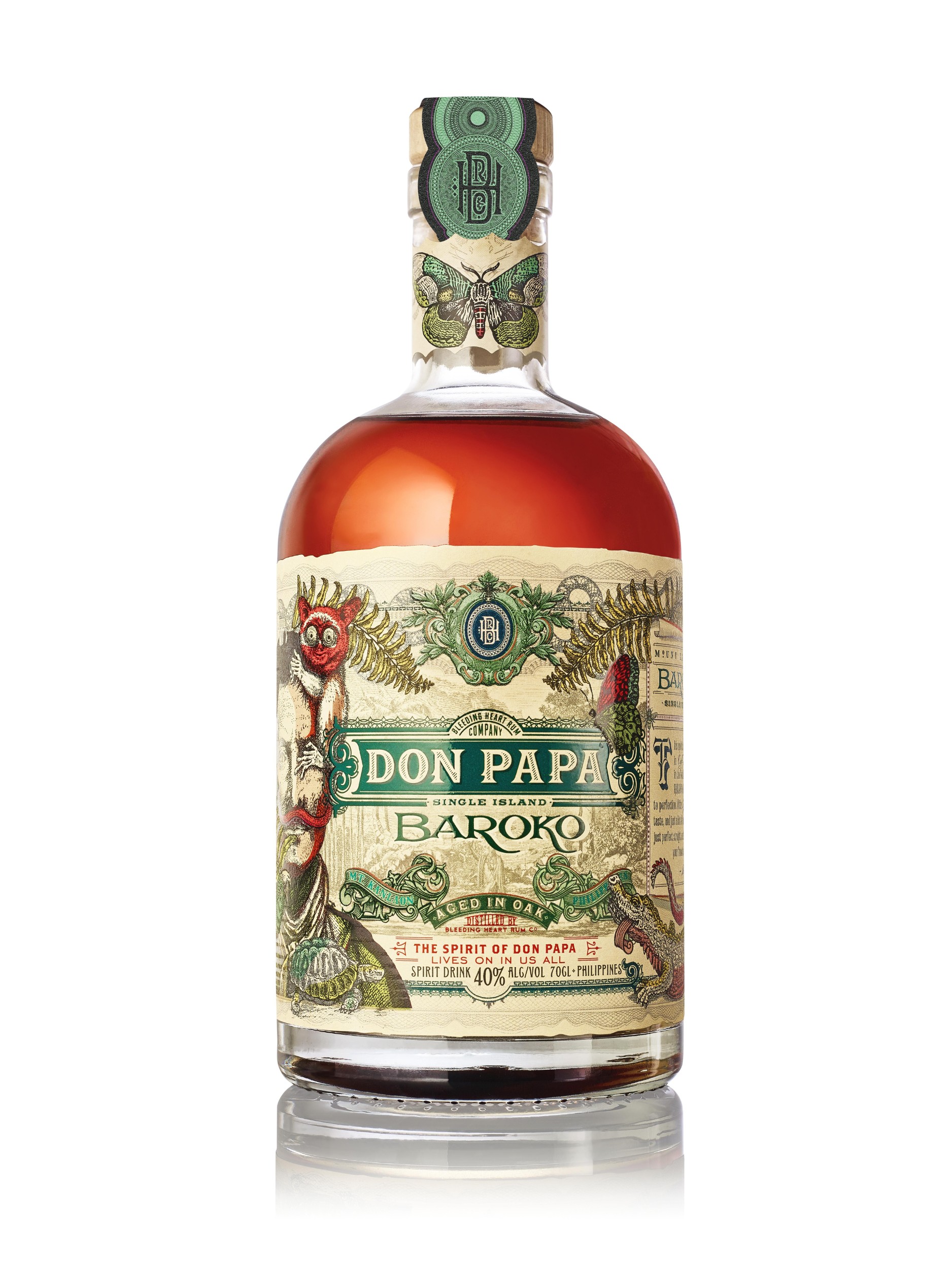 Nápoje - Don Papa Baroko 40% 0,7l