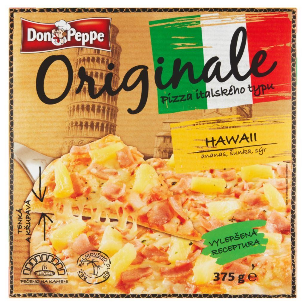 Mražené potraviny - Don Peppe Originale pizza Hawaii mražená 470g