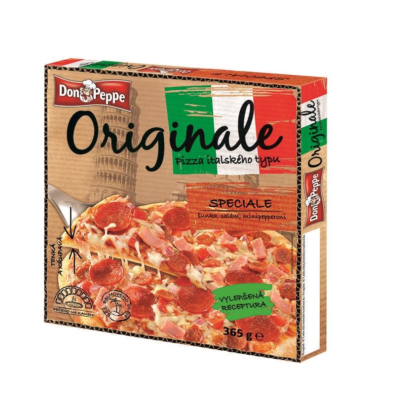 Mražené potraviny - Don Peppe Originale pizza speciale mražená 365g