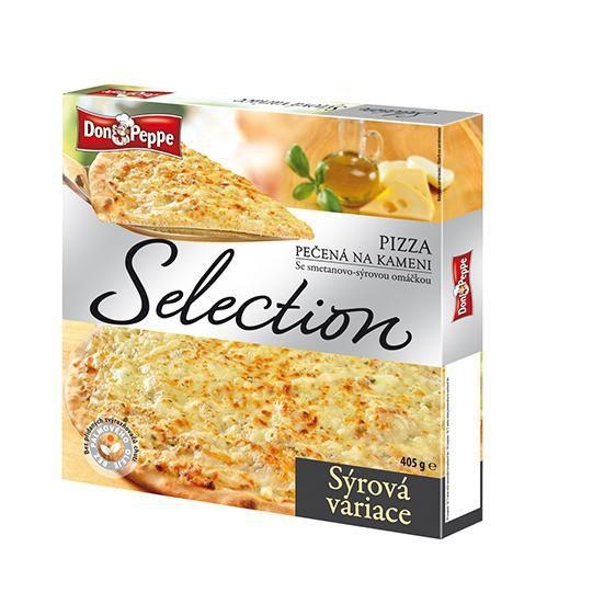 Mražené potraviny - Don Peppe selection pizza variace sýrů mražená 405g