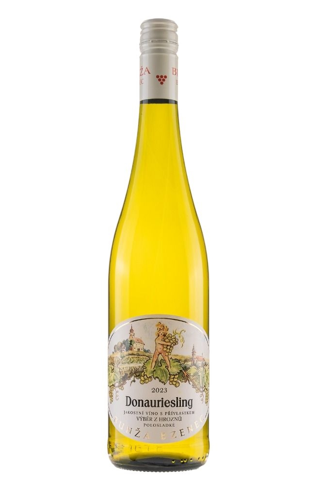 Nápoje - Donauriesling 2023 výběr z hroznů víno polosladké 0,75l