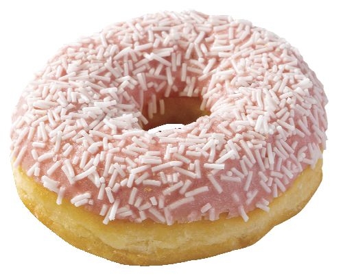 Pekárna a cukrárna - Donut s jahodovou náplní 76g
