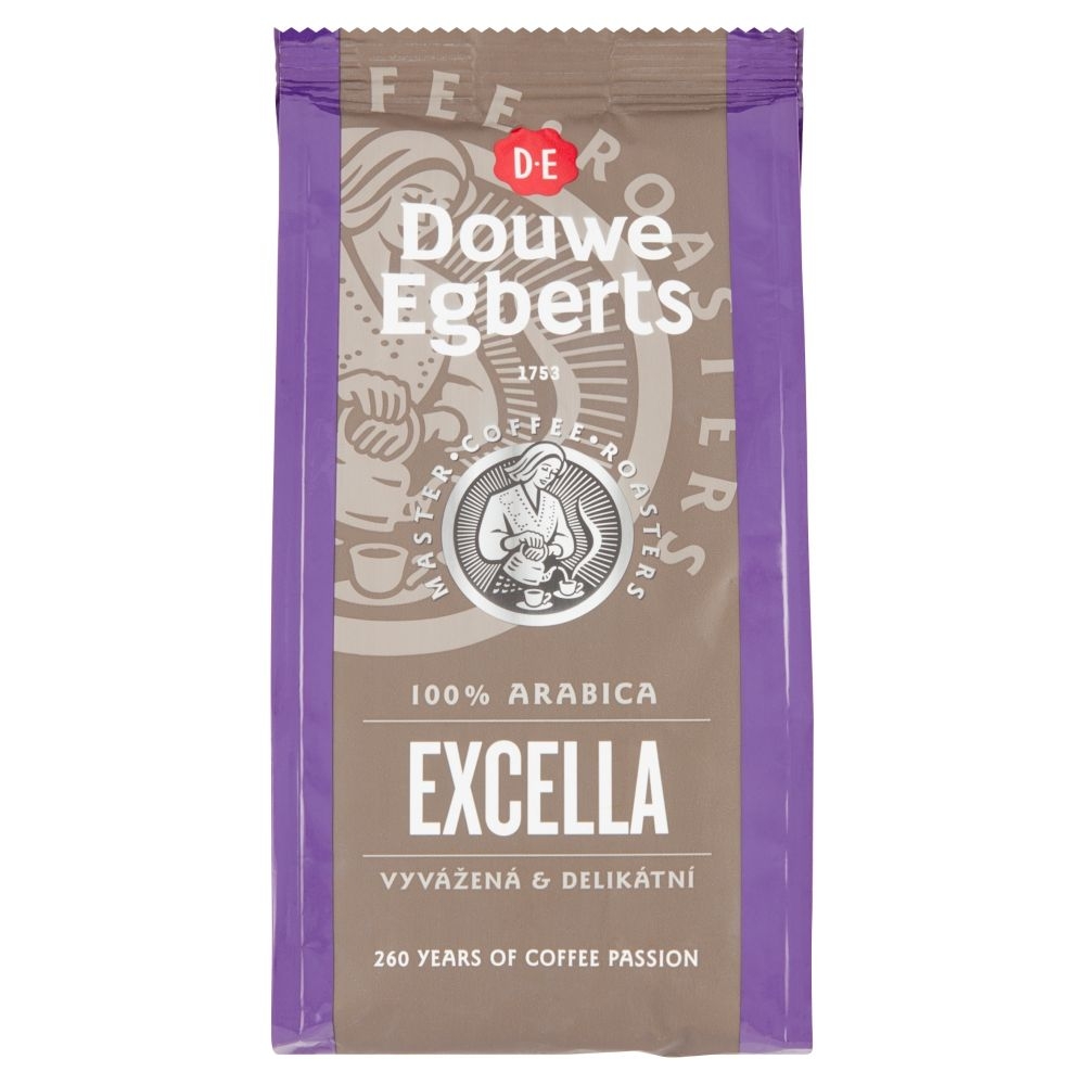 Nápoje - Douwe Egberts Excella pražená mletá káva 200 g