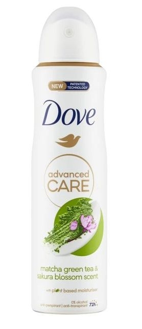 Drogerie a kosmetika - Dove Advanced Care Matcha a Zelený čaj antiperspirant ve spreji 150ml