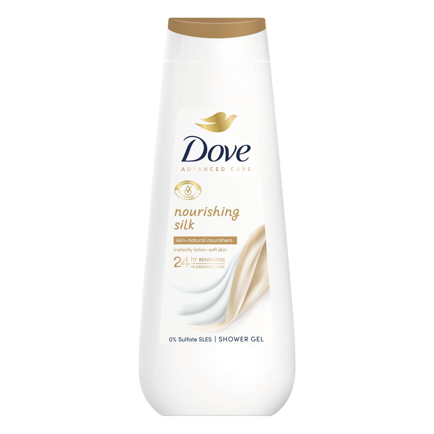 Drogerie a kosmetika - Dove Advanced Nourishing Sprchový gel Silk 400ml