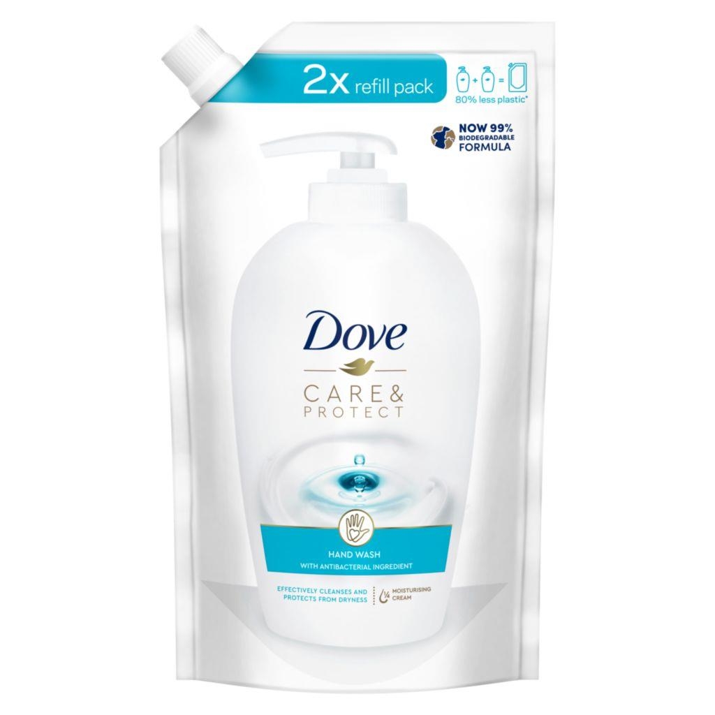 Drogerie a kosmetika - Dove Care & Protect Tekuté mýdlo náhradní náplň 500 ml