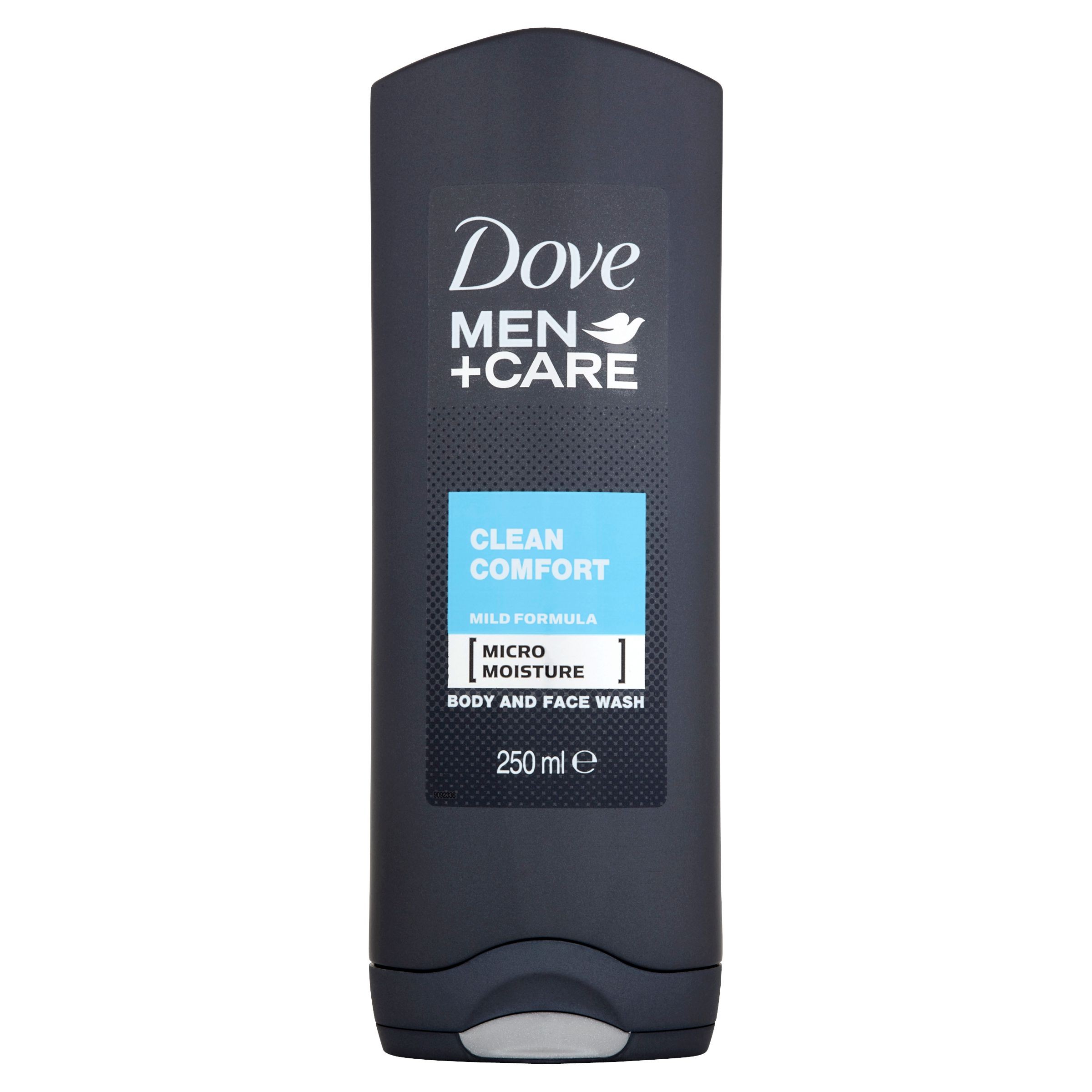 Drogerie a kosmetika - Dove Men+Care Clean Comfort sprchový gel na tělo a obličej pro muže 250 ml