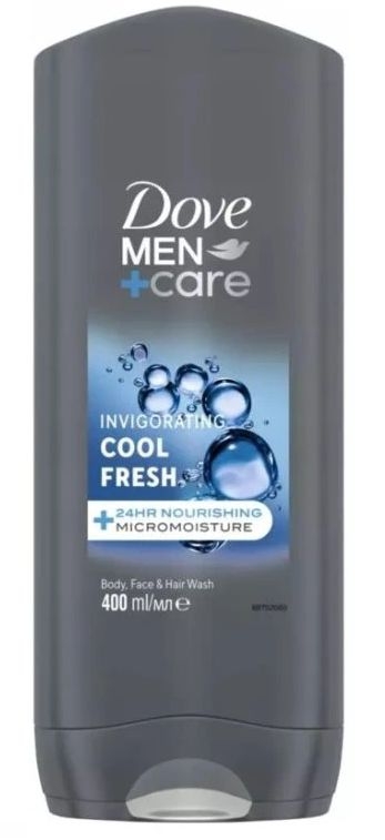 Drogerie a kosmetika - Dove Men+Care Cool Fresh sprchový gel pro muže na tělo a tvář 400ml