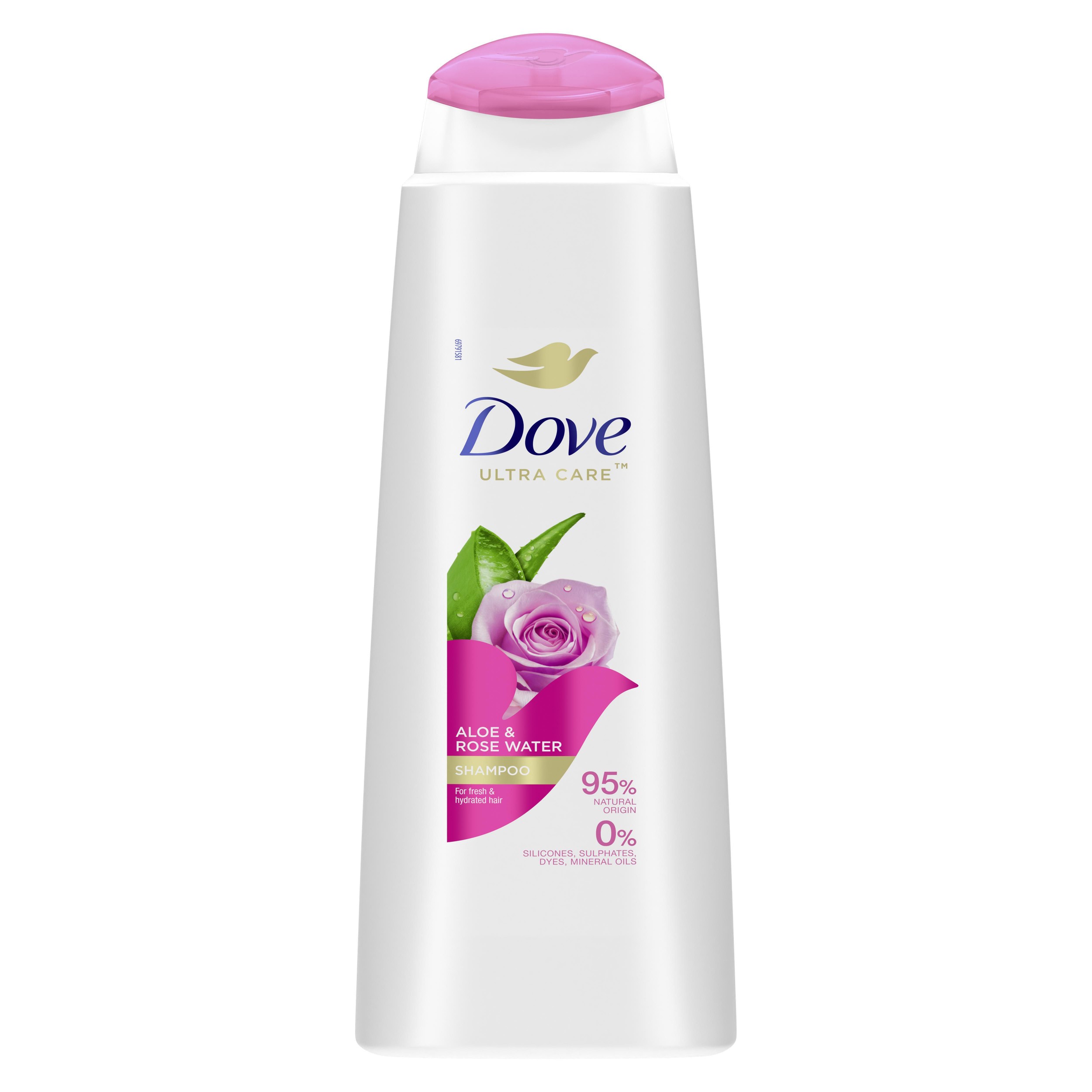 Drogerie a kosmetika - Dove šampon Rose a Aloe Vera 400ml