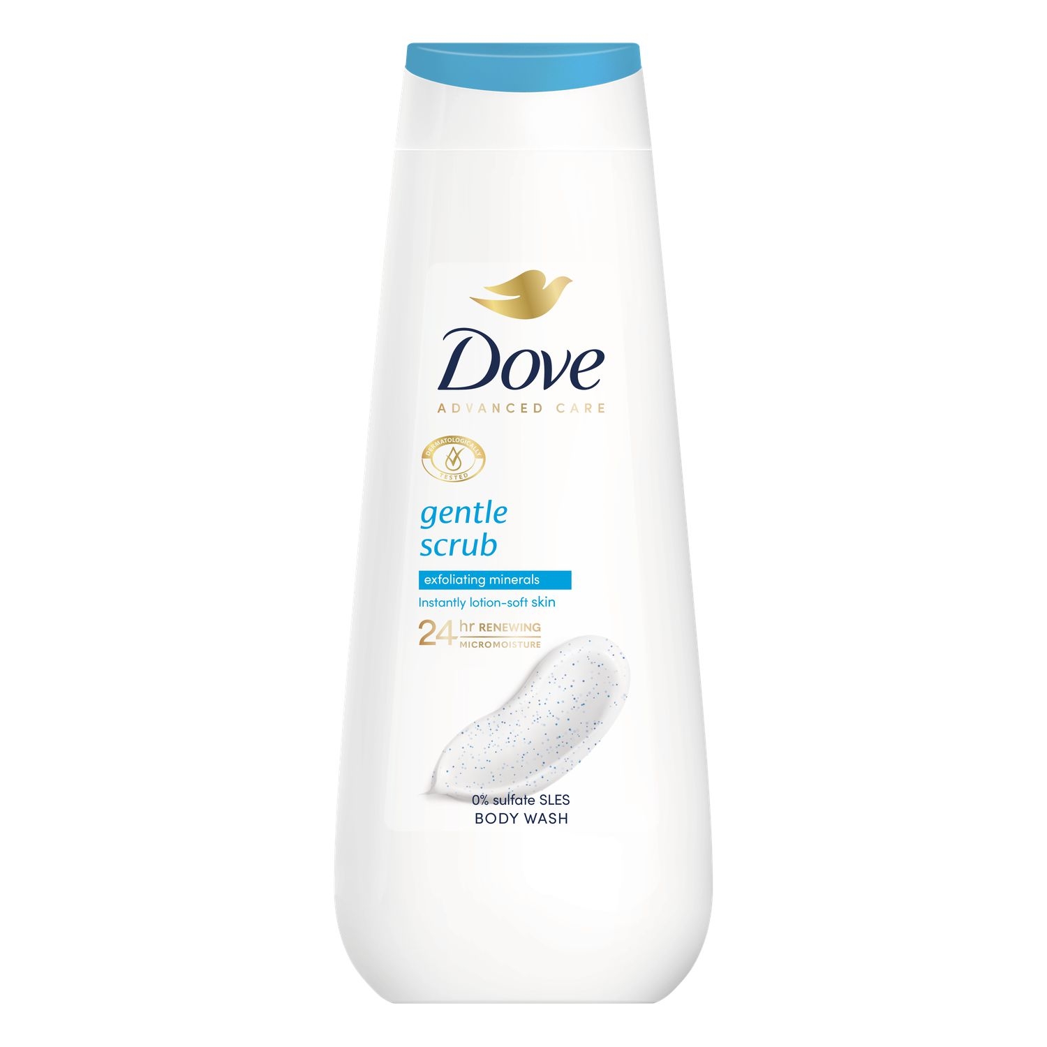 Drogerie a kosmetika - Dove sprchový gel advancedcare gentle scrub 400ml