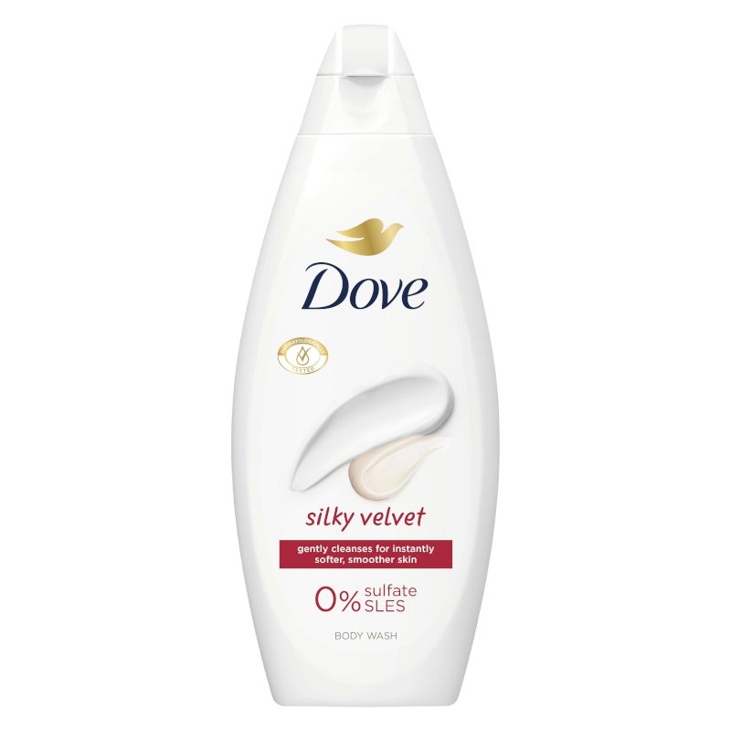 Drogerie a kosmetika - Dove sprchový gel Silky Velvet 250ml