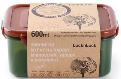 Domácnost a Zahrada - Dóza na potraviny Lock ECO plast 15,5x11x7cm 600ml
