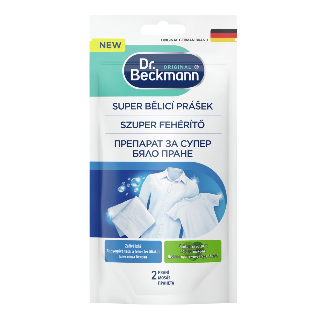 Drogerie a kosmetika - Dr. Beckmann Super bělící prášek 80 g