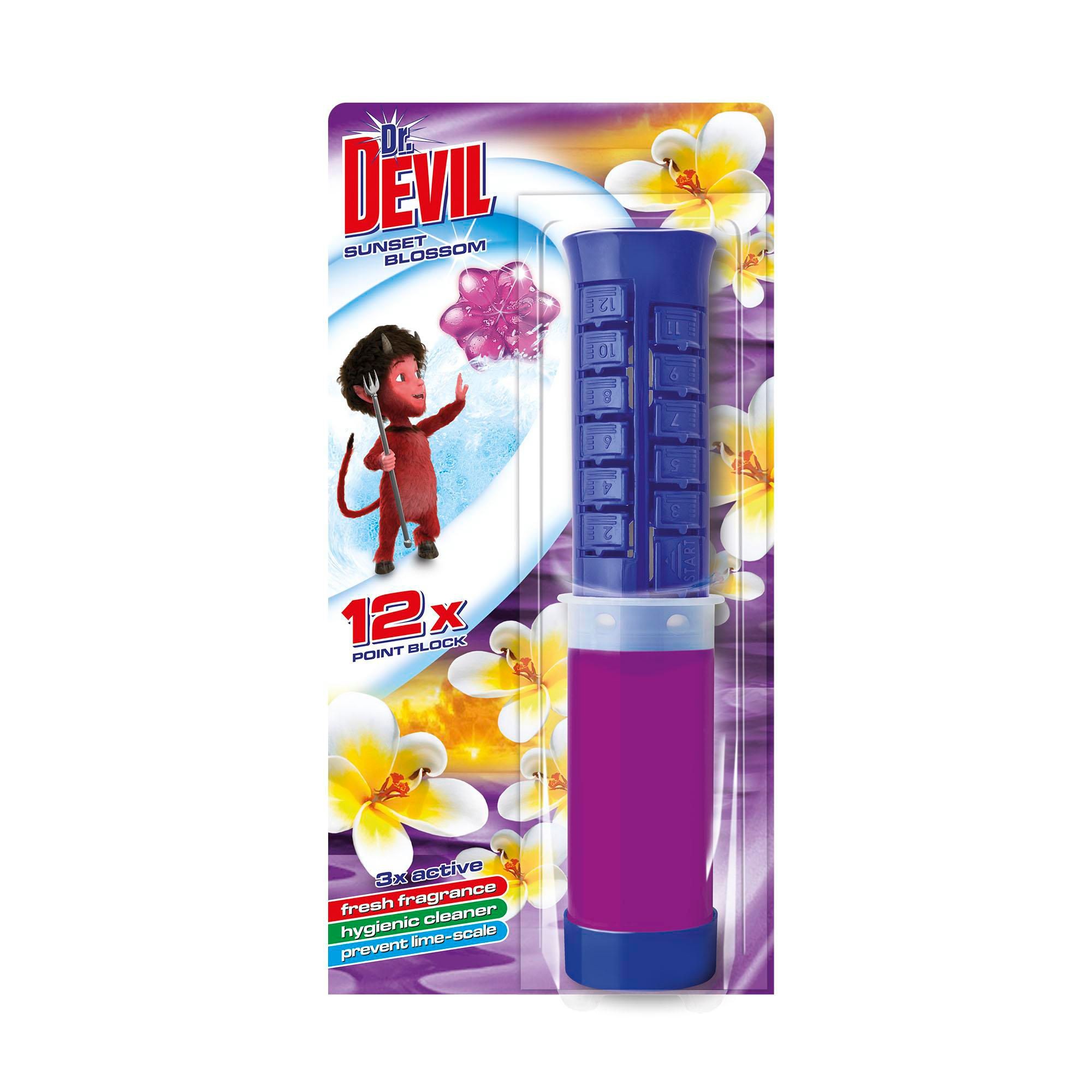 Drogerie a kosmetika - Dr.Devil WC block sunset 75 ml