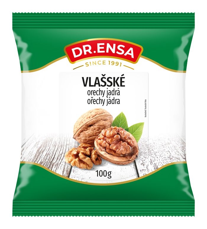 Trvanlivé potraviny - Dr.Ensa Vlašské ořechy jádra 100g