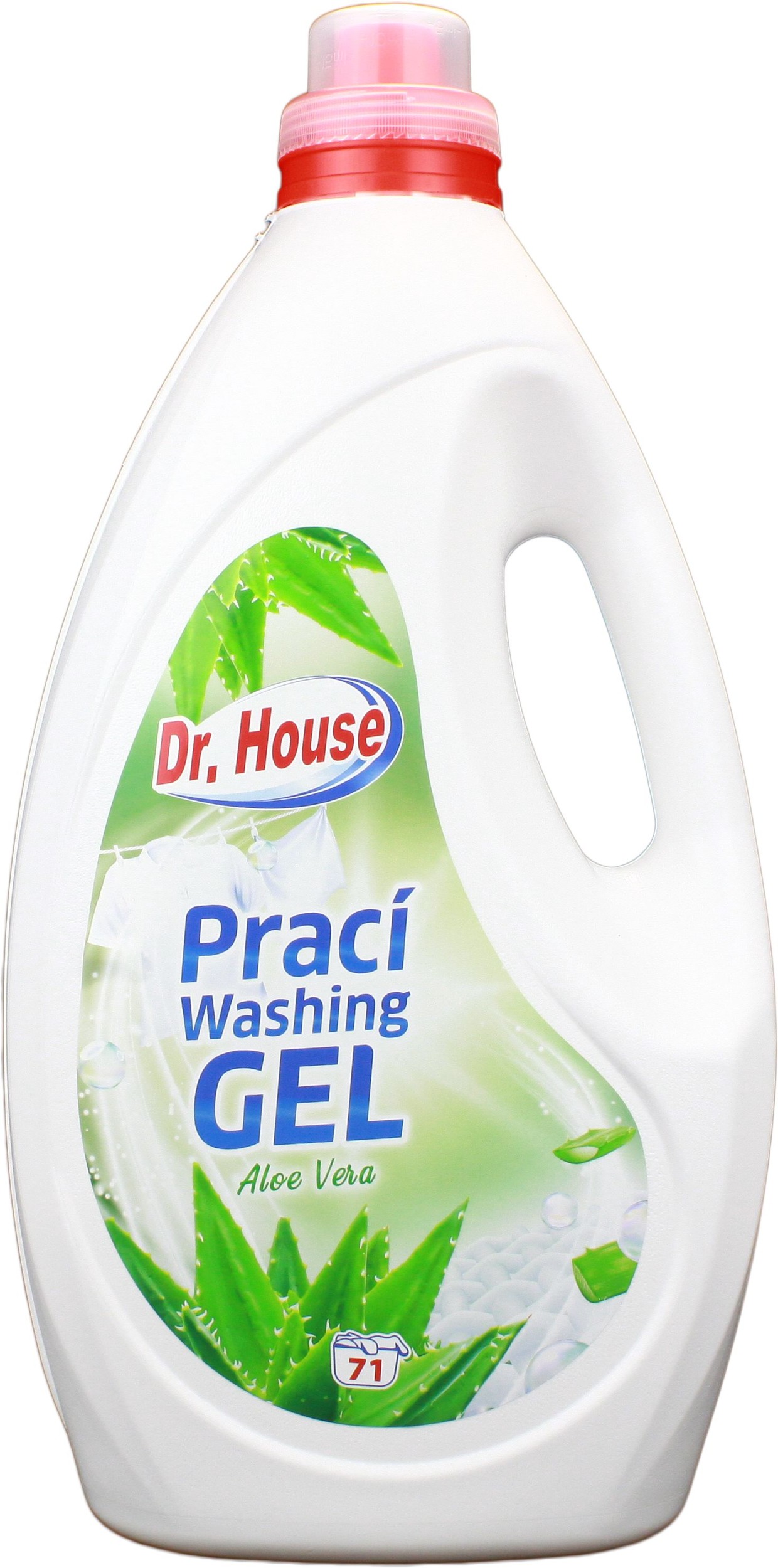 Drogerie a kosmetika - Dr. House Gel na praní Aloe Vera 4,3 l 71 praní