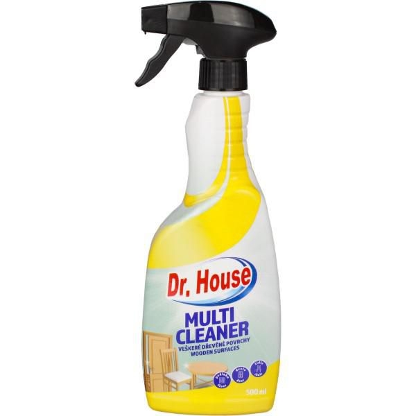 Drogerie a kosmetika - Dr. House Multicleaner na dřevo v rozprašovači 500 ml