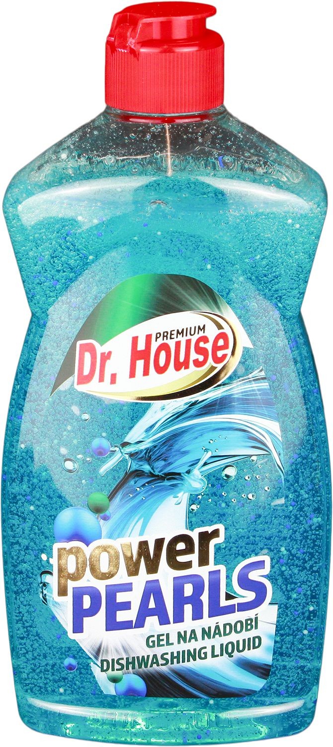 Drogerie a kosmetika - Dr. House Premium Power pearls gel na nádobí 500 ml