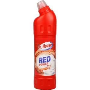 Drogerie a kosmetika - Dr. House WC čistič Red Power 750 ml