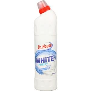 Drogerie a kosmetika - Dr. House WC čistič White Purity 750 ml