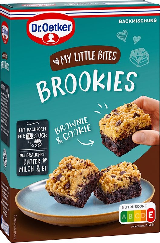 Trvanlivé potraviny - Dr.Oetker Brookies 375g
