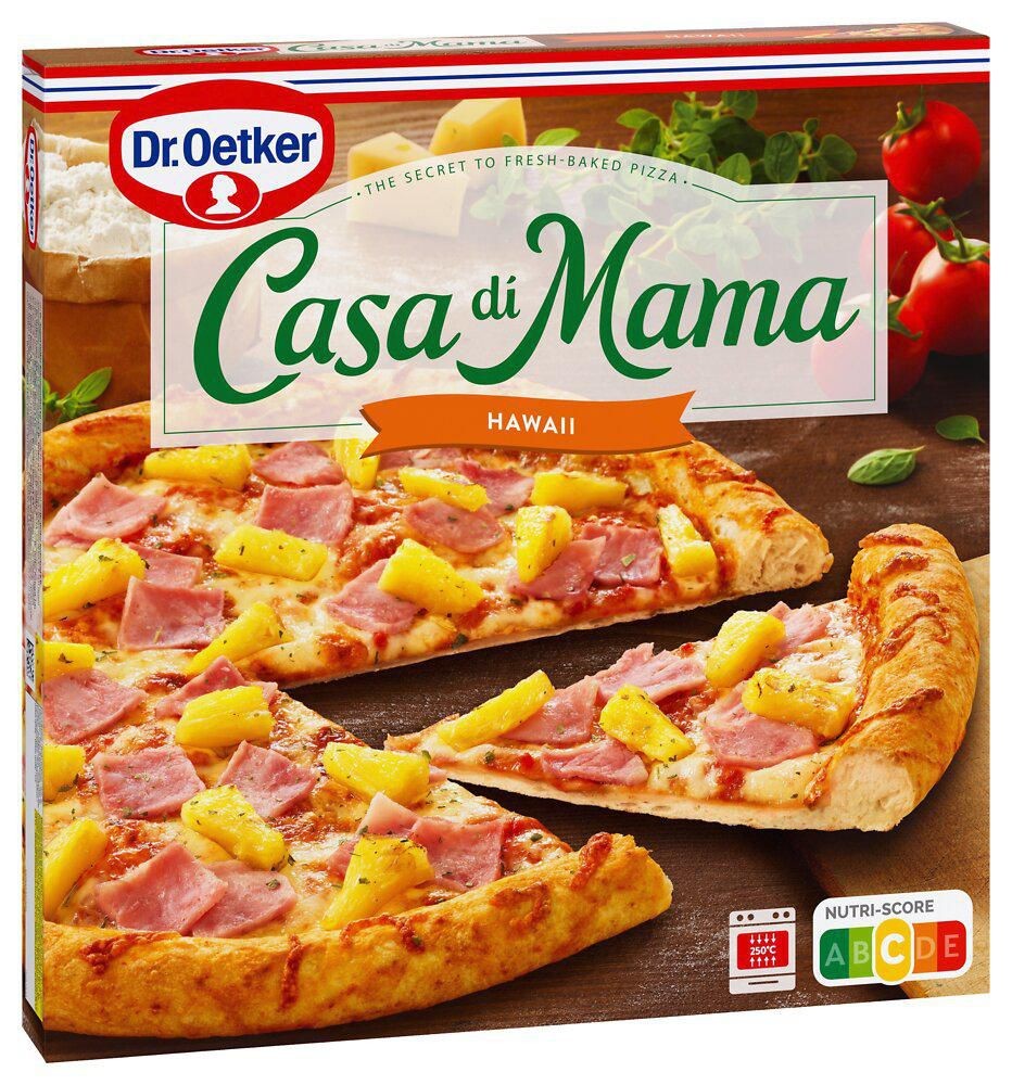 Mražené potraviny - Dr.Oetker Casa di Mama Hawaii pizza mražená 415 g