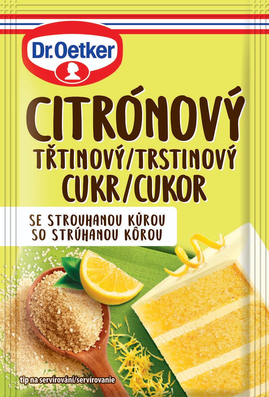Trvanlivé potraviny - Dr. Oetker Citrónový třtinový 15g