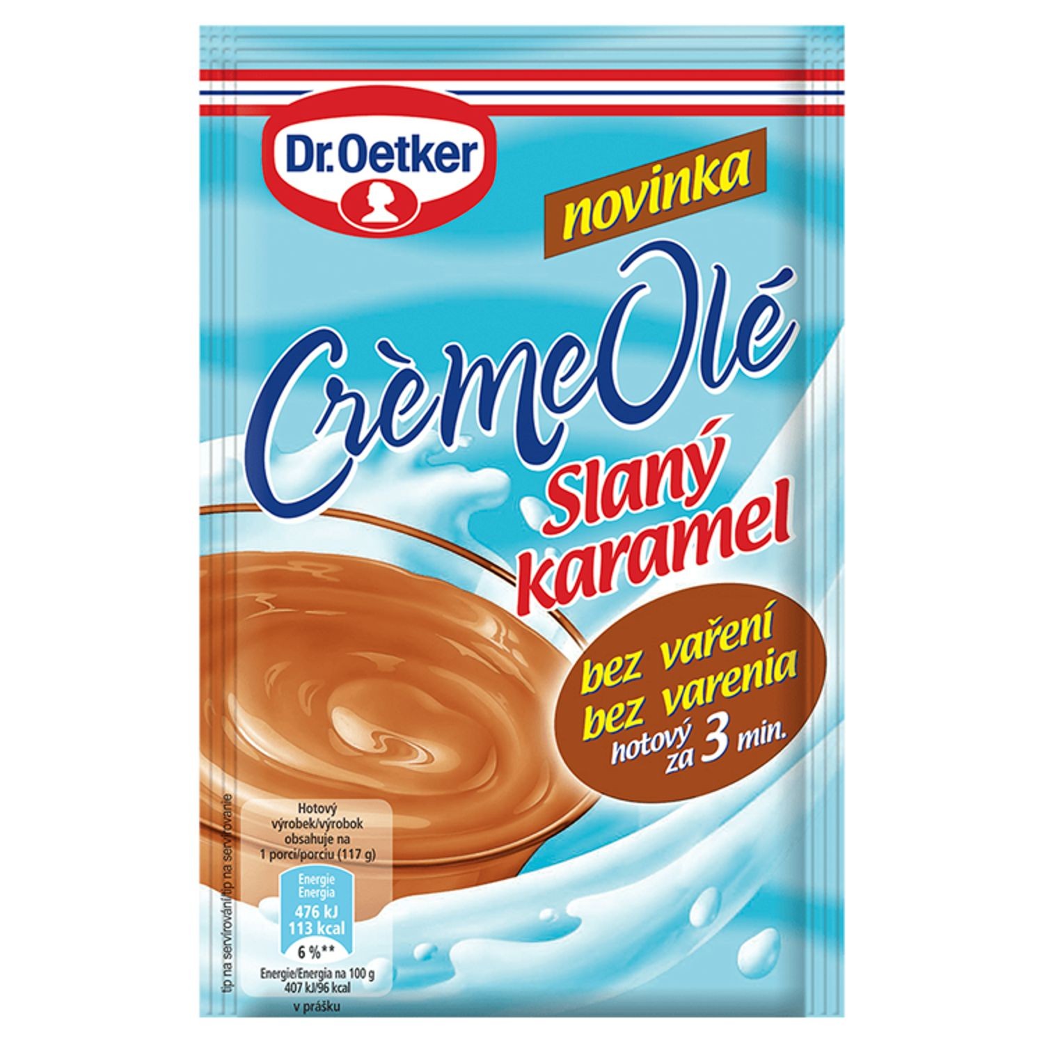 Trvanlivé potraviny - Dr.Oetker Créme olé slaný karamel 53g