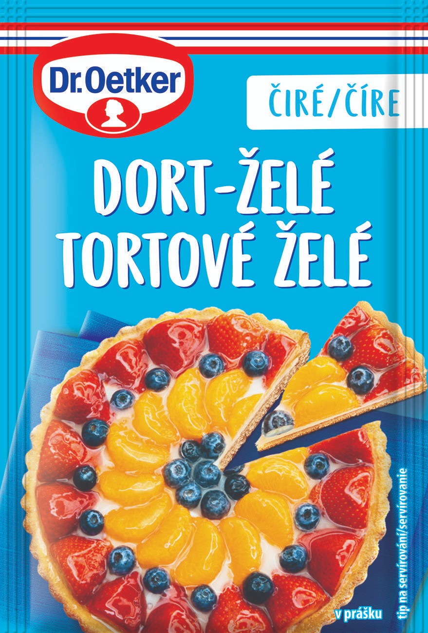 Trvanlivé potraviny - Dr. Oetker Dort-želé čiré 10 g