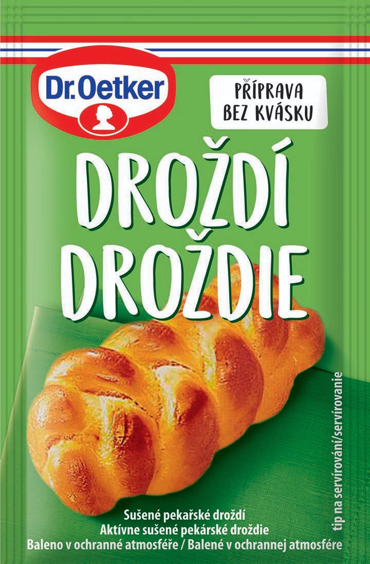 Trvanlivé potraviny - Dr.Oetker Droždí 7 g
