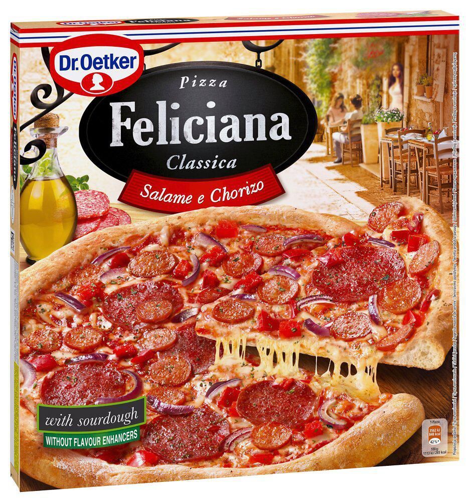 Mražené potraviny - Dr. Oetker Feliciana Salame e Chorizo mražená 320g