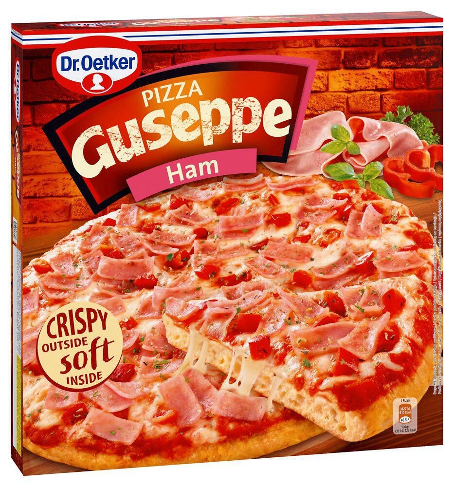 Mražené potraviny - Dr.Oetker Guseppe Ham pizza mražená 410 g