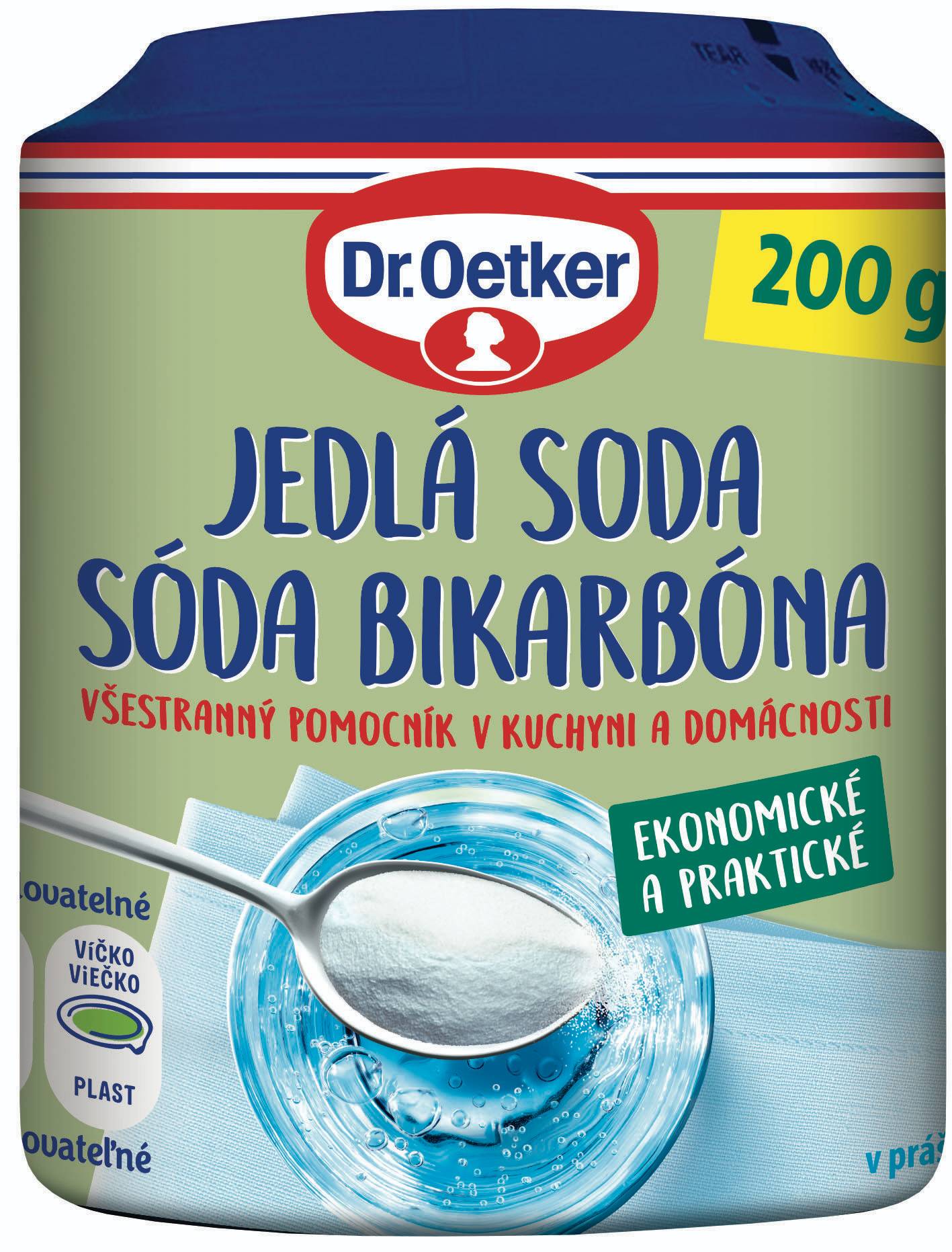 Trvanlivé potraviny - Dr. Oetker Jedlá soda 200 g