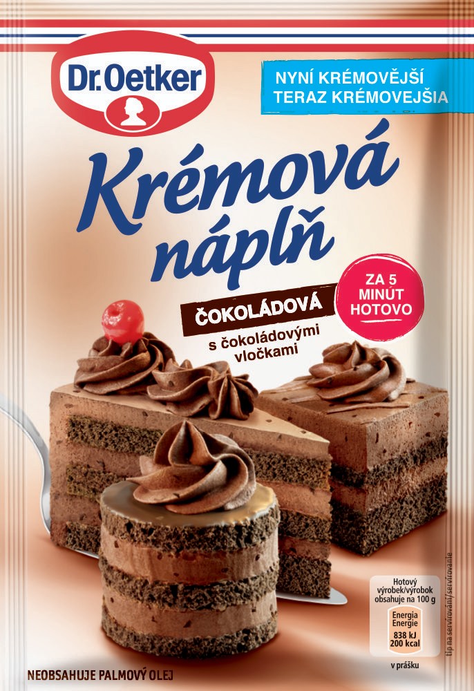 Trvanlivé potraviny - Dr. Oetker Krémová náplň čoko 80 g