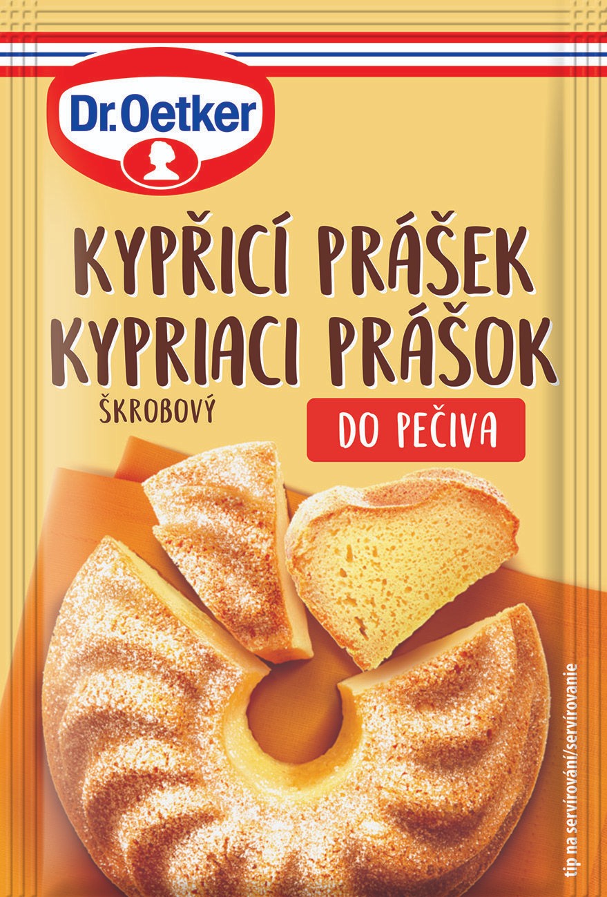 Trvanlivé potraviny - Dr. Oetker Kypřicí prášek do pečiva 12 g