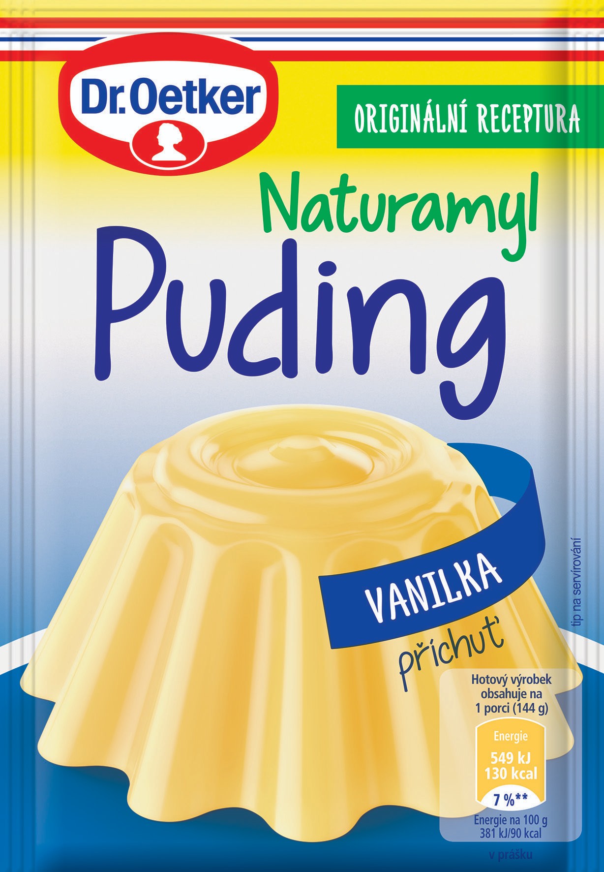 Trvanlivé potraviny - Dr. Oetker Natura pudink vanilka 37 g
