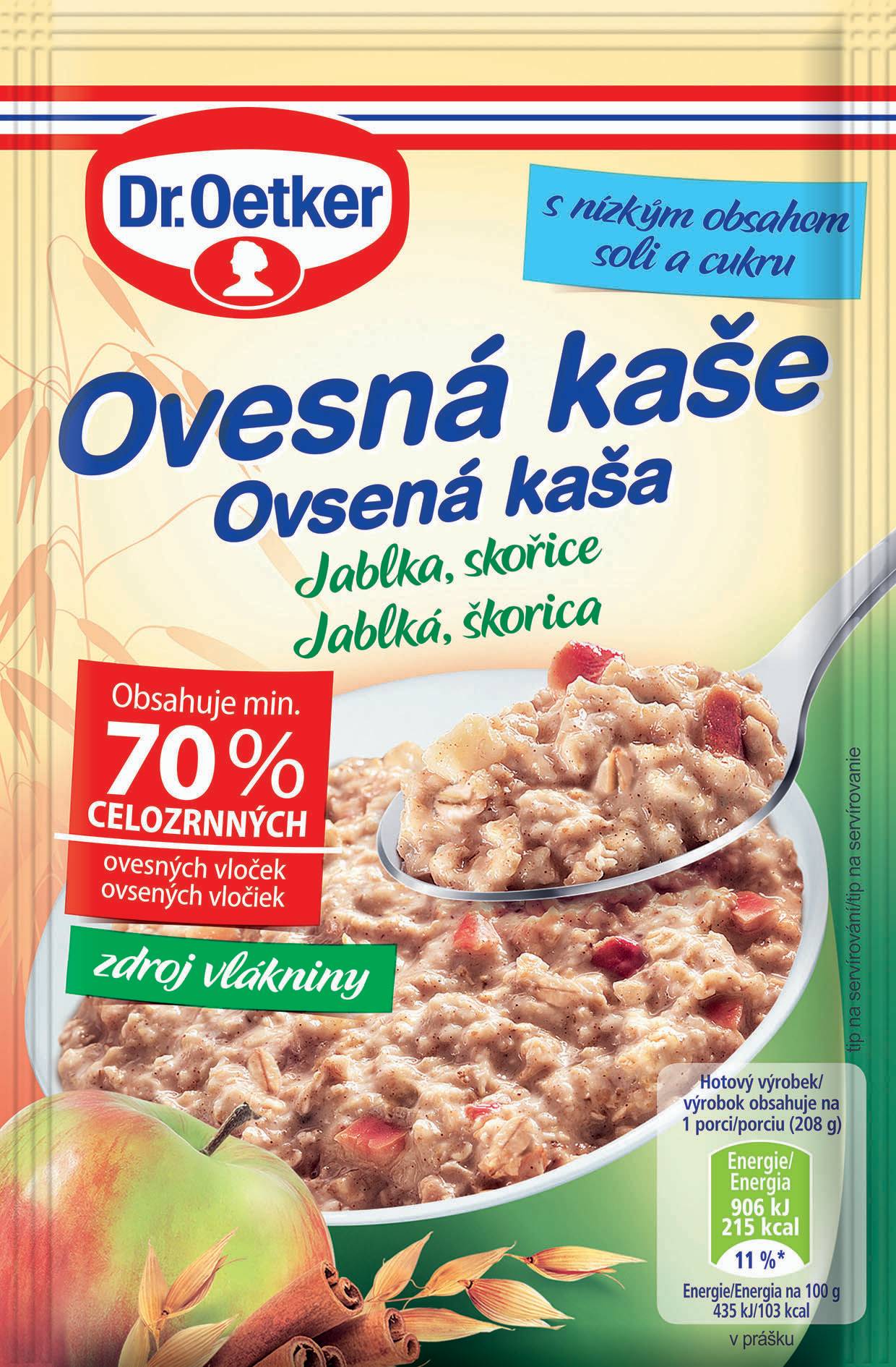 Dr.Oetker Ovesná kaše jablko, skořice 58g-0