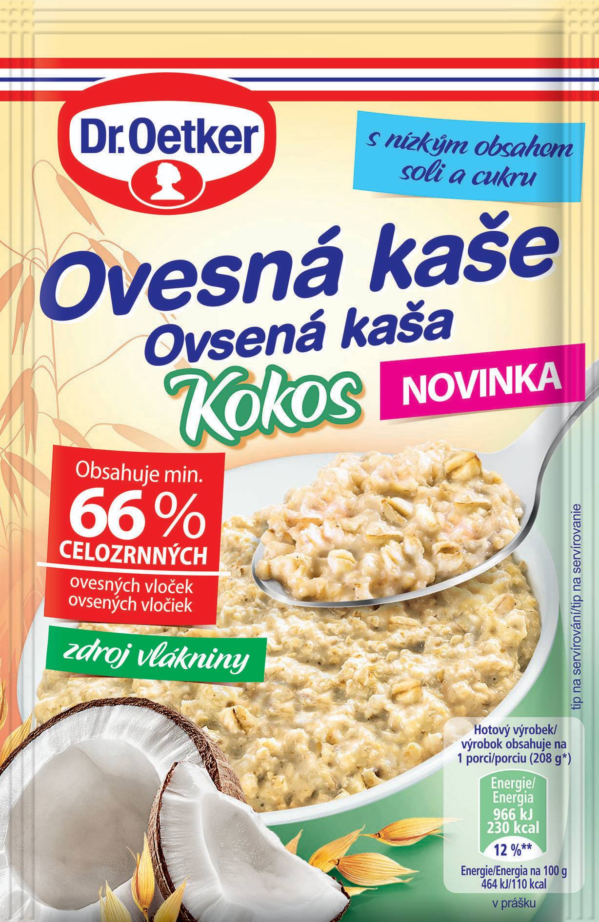Dr. Oetker Ovesná kaše Kokos 58g-0