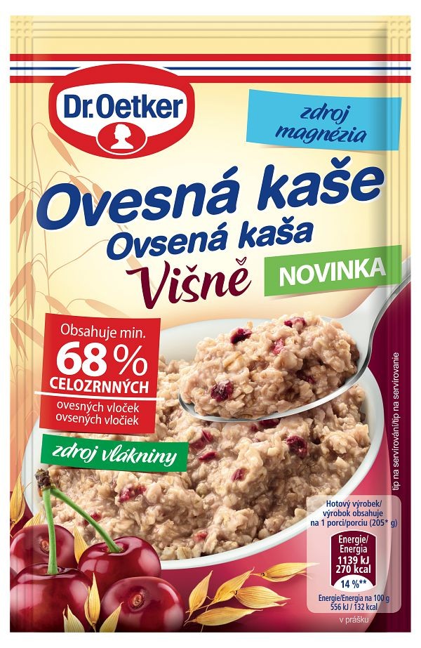Dr. Oetker Ovesná kaše Višně 55g-0