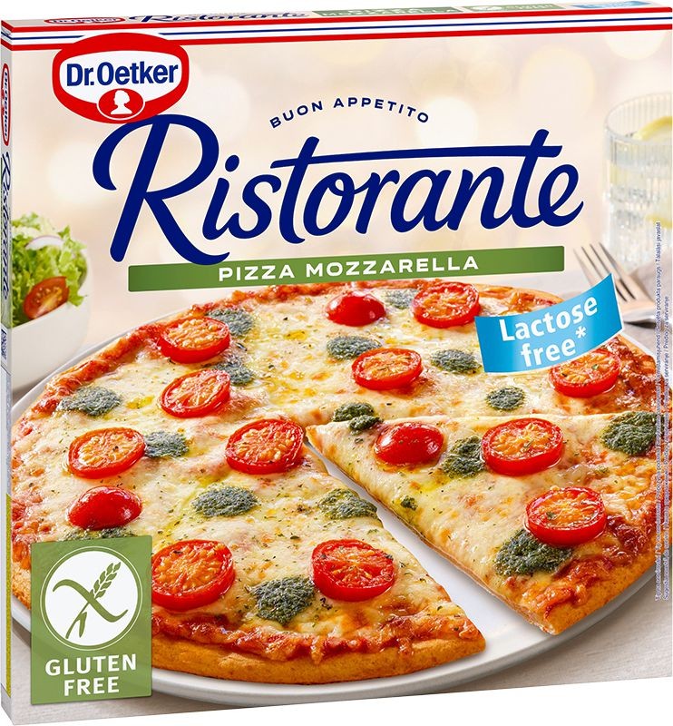 Mražené potraviny - Dr.Oetker Pizza  Ristorante Mozzarella bez lepku 370g