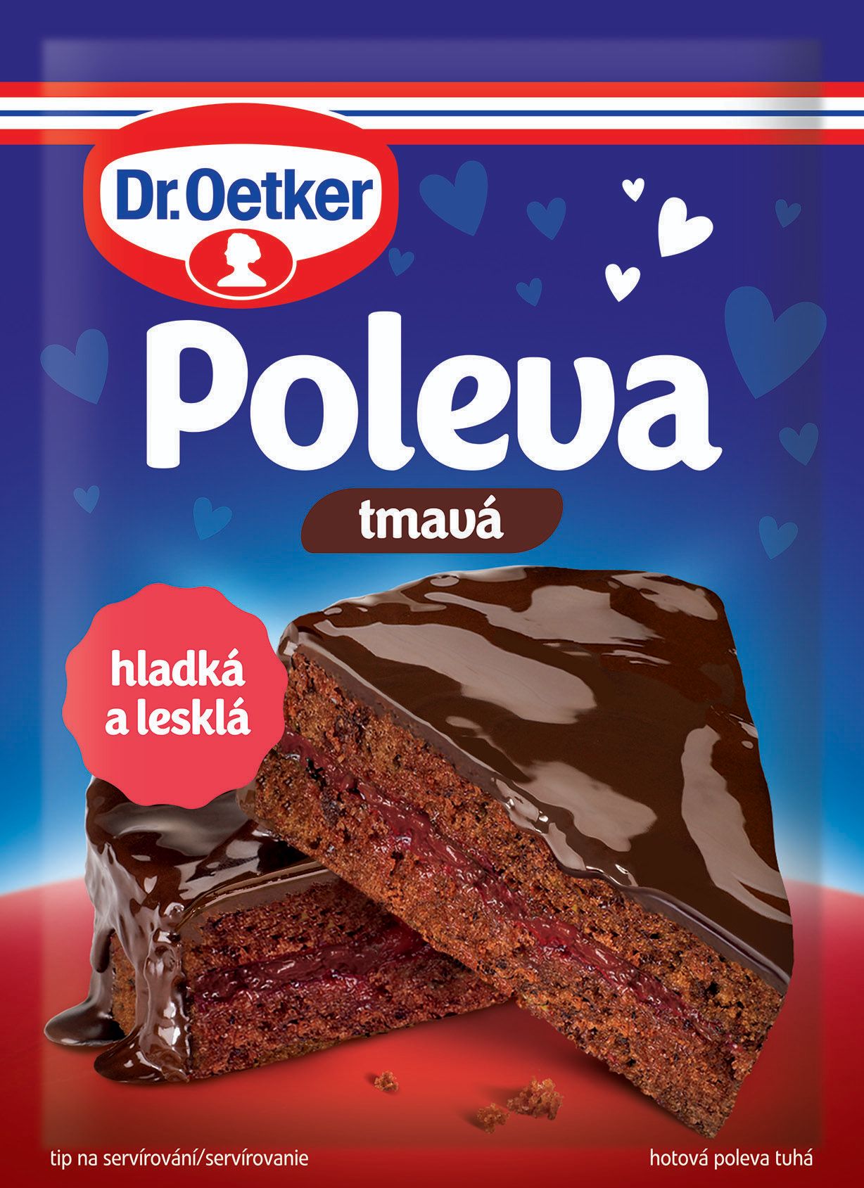 Trvanlivé potraviny - Dr. Oetker Poleva tmavá 100 g