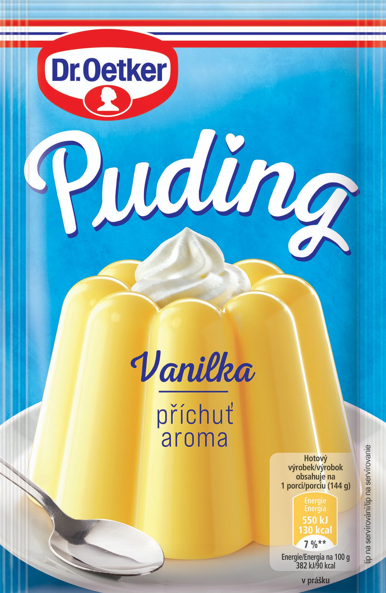 Trvanlivé potraviny - Dr.Oetker Puding příchuť vanilka 38g