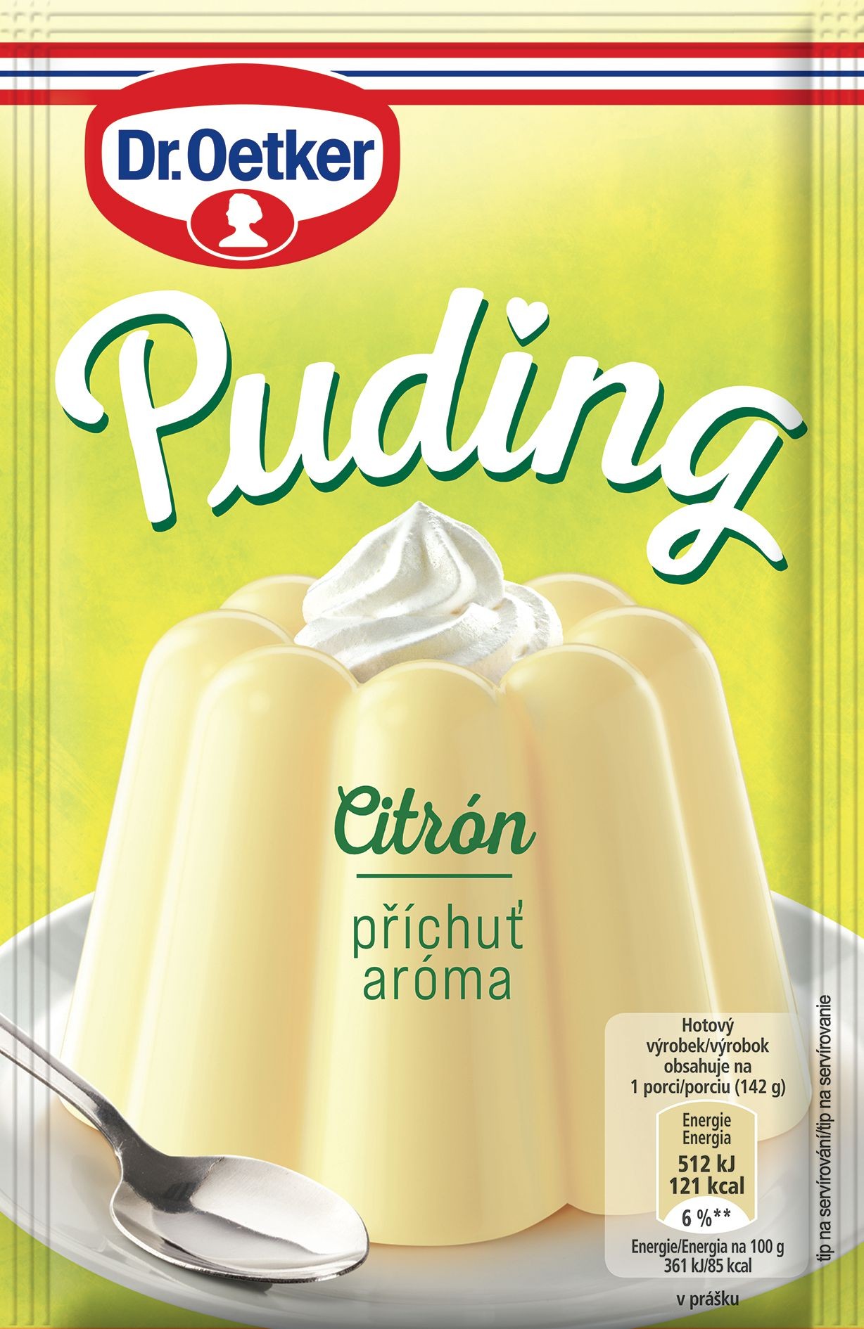 Trvanlivé potraviny - Dr. Oetker Puding s příchutí citrónu 38g