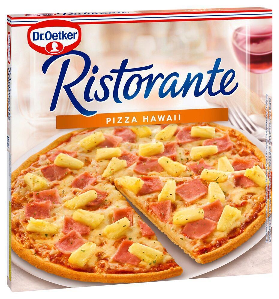 Mražené potraviny - Dr.Oetker Ristorante Hawaii pizza mražená 355 g