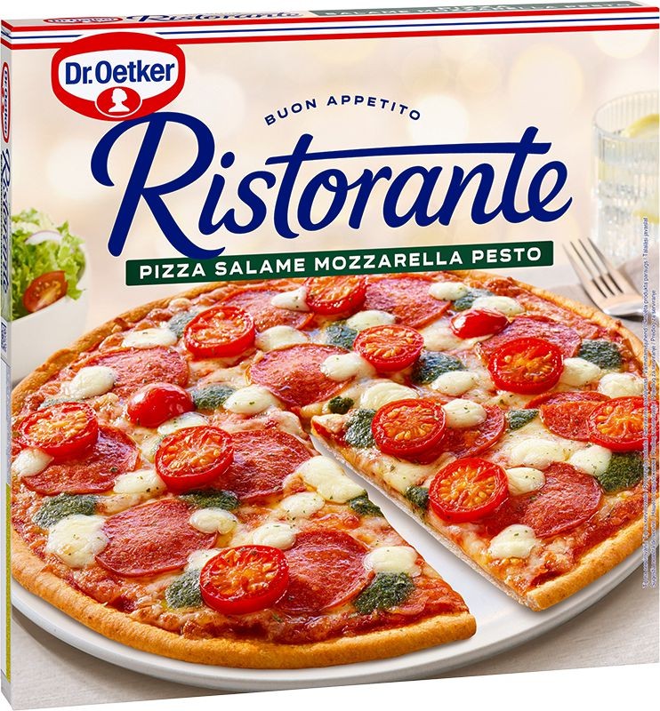 Dr.Oetker Ristorante Pizza Salame Mozzarella Pesto mražená 360g-0