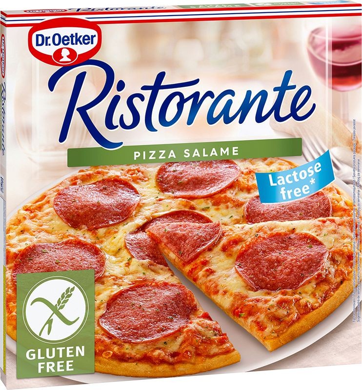 Dr.Oetker Ristorante Salame Gluten Free pizza mražená 315 g-0