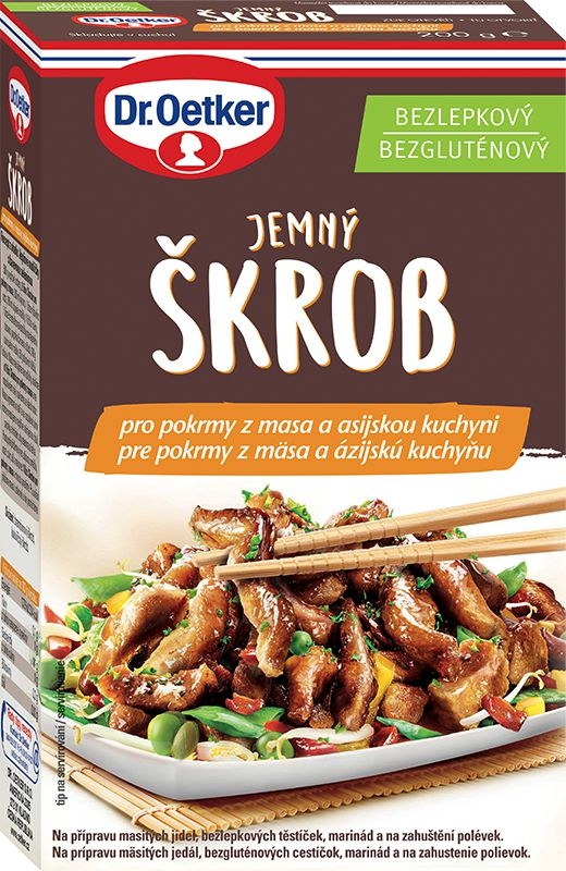 Trvanlivé potraviny - Dr. Oetker Škrob pro pokrmy z masa bezlepkový 200g